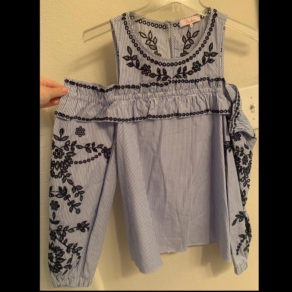 Parker Cold Shoulder Top